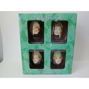 Golden Girls wine glass set of 4 NIB ABC Studios Betty White